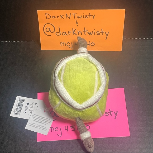 BNWT JELLYCAT AMUSEABLE TENNIS BALL ADORABLE PLUSH - Picture 6 of 8